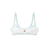 Jacquard-bikini-top med monogram