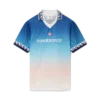 Jacquard-fotballskjorte med fargegradient
