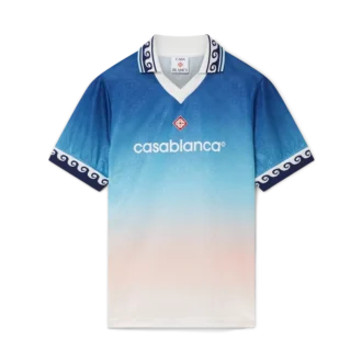 Jacquard-fotballskjorte med fargegradient