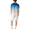Jacquard-fotballskjorte med fargegradient