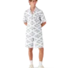 Jacquard-mønstrede treningsshorts