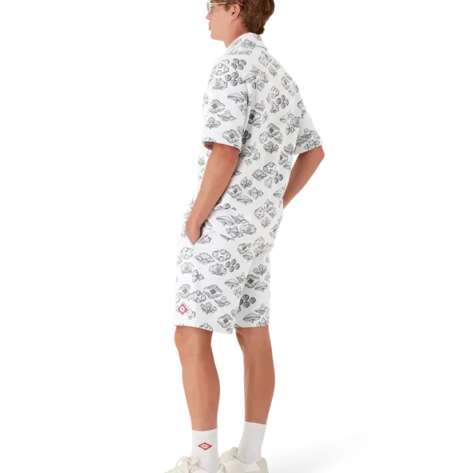 Jacquard-mønstrede treningsshorts
