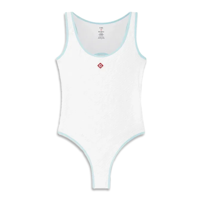 Jacquard Monogram-badedrakt