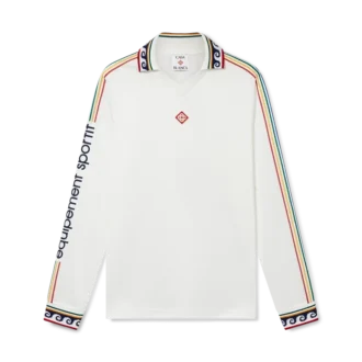 Jacquard Monogram fotballskjorte med lange ermer