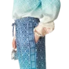 Jacquard-silkebukser med fargegradient