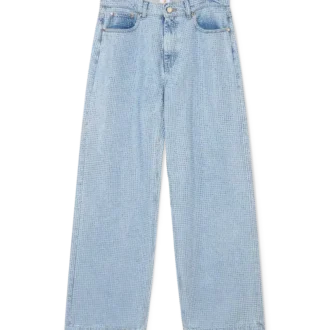 Jeans med krystallpynt
