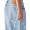 Jeans med krystallpynt