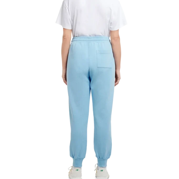 Joggebukse med blå logo-patch