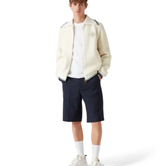 Kashmirgenser med glidelås