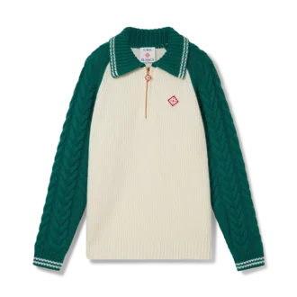 Kashmirgenser med kabelstrikk