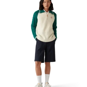 Kashmirgenser med kabelstrikk