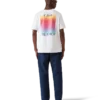 Kortærmet T-skjorte med Gradient Square-logo