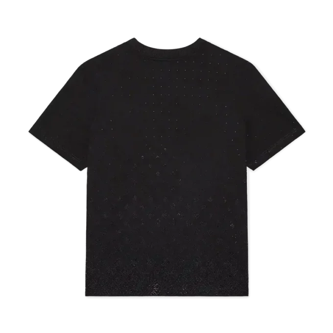 Kortærmet T-skjorte med krystallmonogramlogo