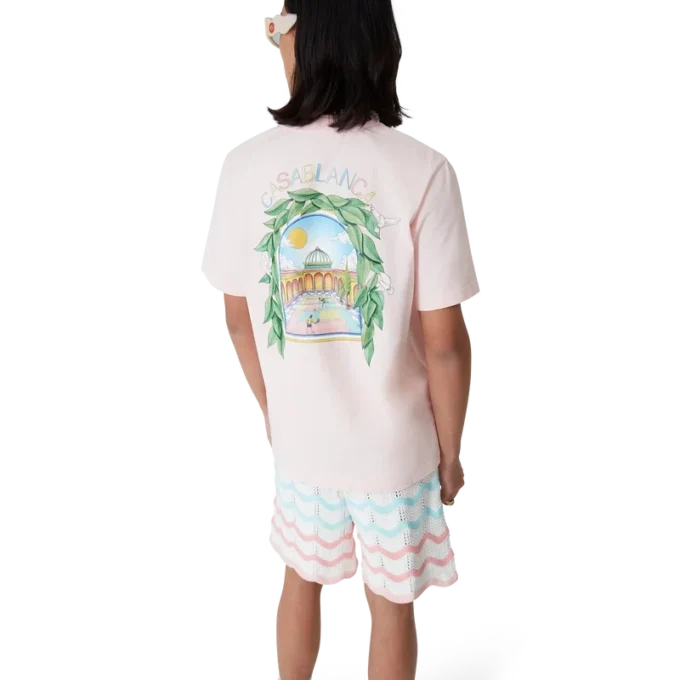 L’arche De Tennis kortærmede Shorts-T-skjorter