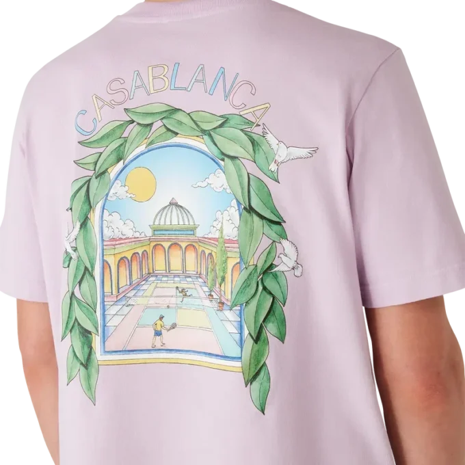 L’arche De Tennis kortærmede Shorts-T-skjorter