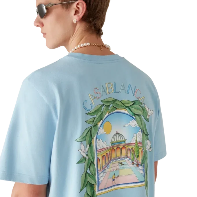 L’arche De Tennis kortærmede Shorts-T-skjorter