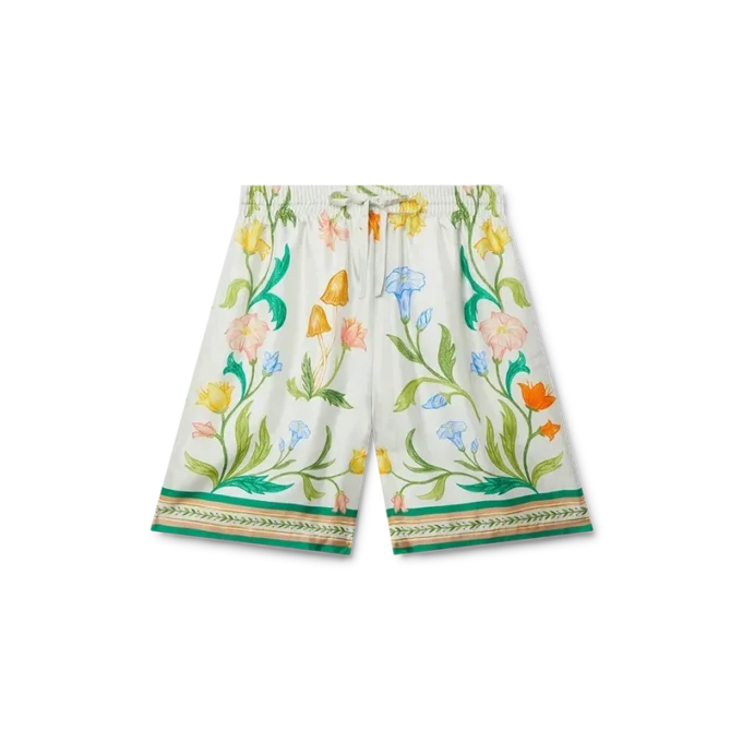 L’arche Fleurie silke-Shorts