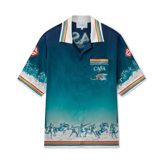 La Daesse Du Stade silke-skjorte