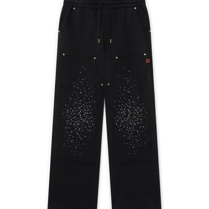 La Pramonition joggebukse med krystallpynt