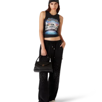 La Pramonition joggebukse med krystallpynt