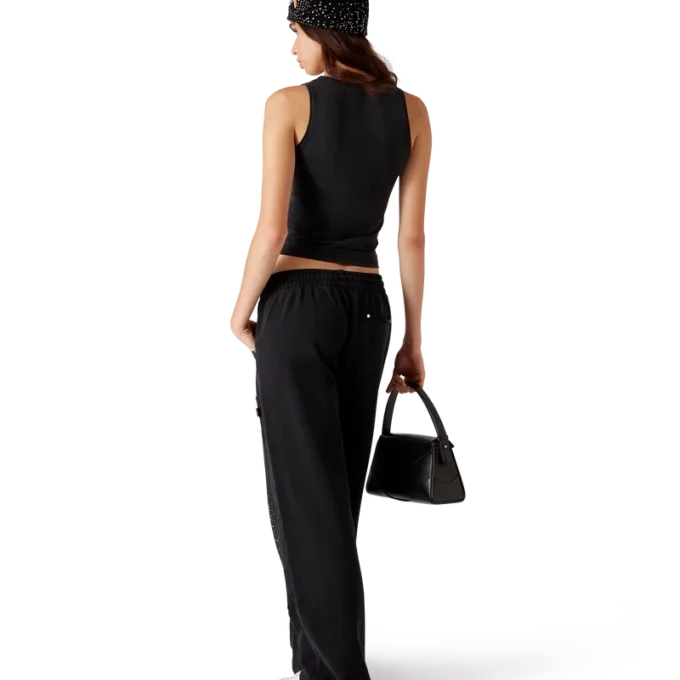 La Pramonition joggebukse med krystallpynt