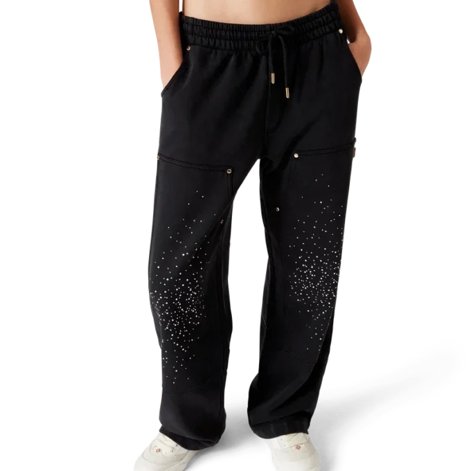 La Pramonition joggebukse med krystallpynt