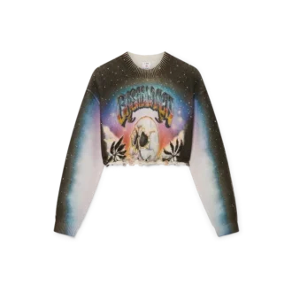 La Pramonition kort genser i kashmirblanding