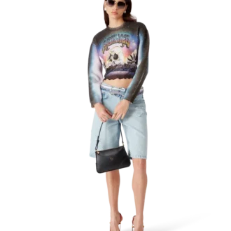 La Pramonition kort genser i kashmirblanding