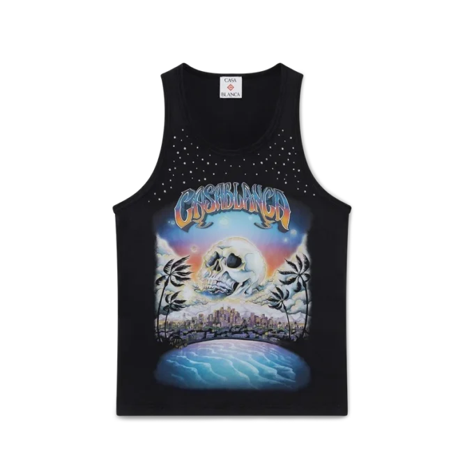 La Pramonition krystallpyntet tank-top La Pramonition krystallpyntet tank-top