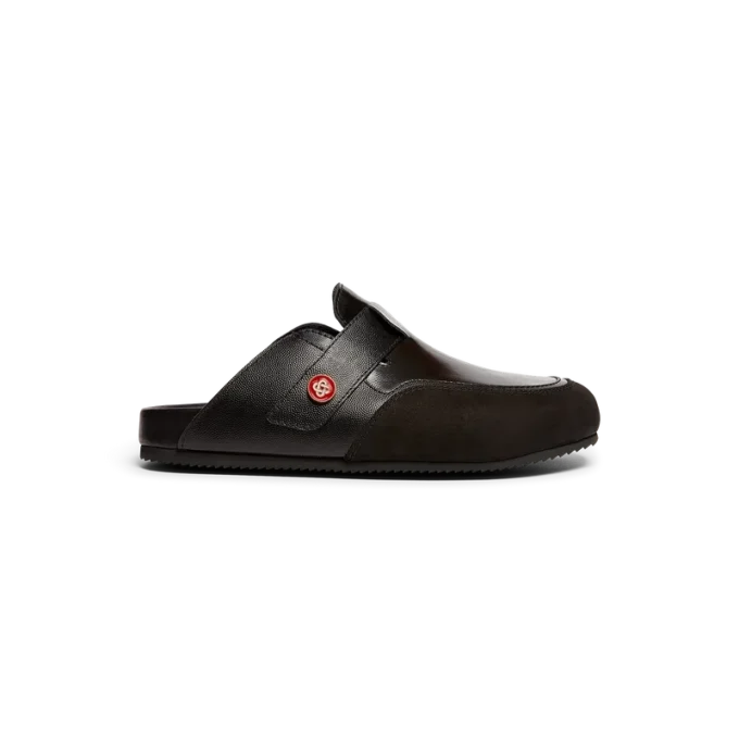 Lær-mule for utendørs bruk