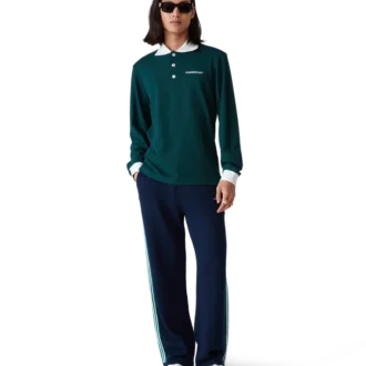 Langermet pique-skjorte