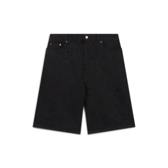 Laser Monogram-denim Shorts