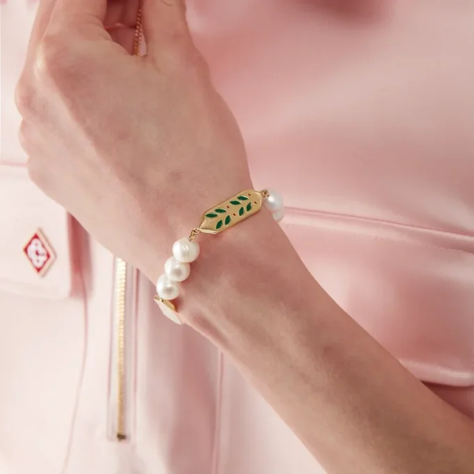 Laurel Pearl-armbånd