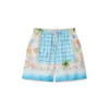 Le Plongeon silk shorts
