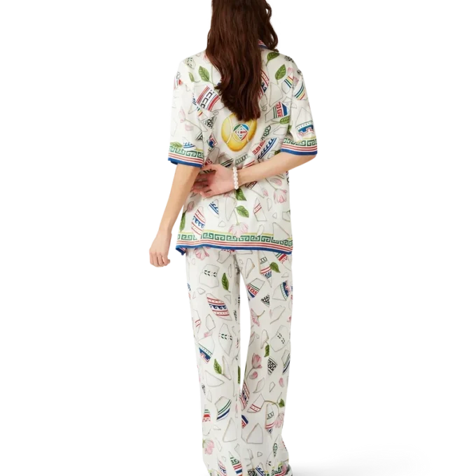Le Vase Brise silke-bukser