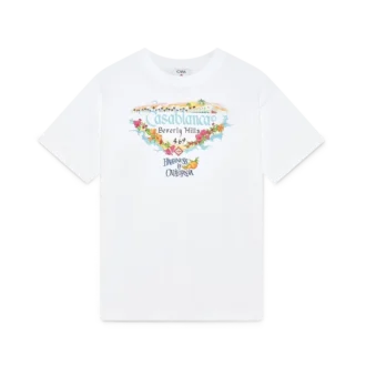Los Angeles Store T-skjorte med trykt logo og korte ermer