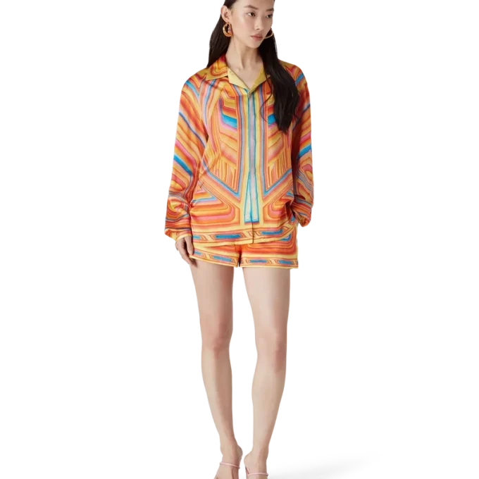 Low Rider langermet silkeskjorte