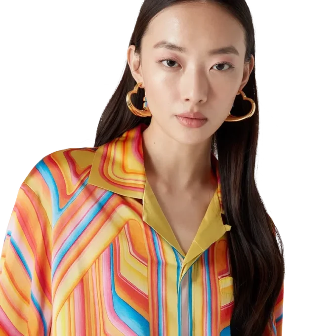 Low Rider langermet silkeskjorte