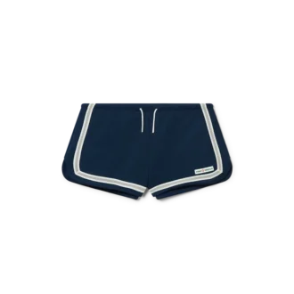Løpeshorts med mesh-bånd