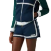 Løpeshorts med mesh-bånd