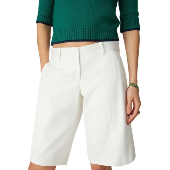 Løse, skreddersydde shorts i ull