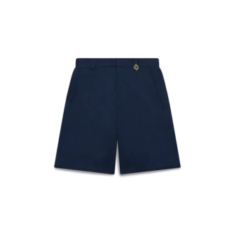 Marineblå Monogram-Shorts