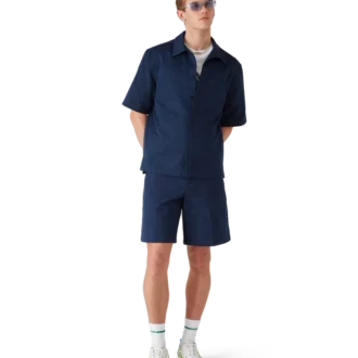 Marineblå Monogram-Shorts