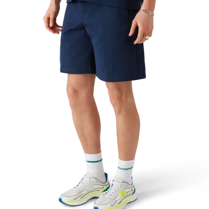 Marineblå Monogram-Shorts