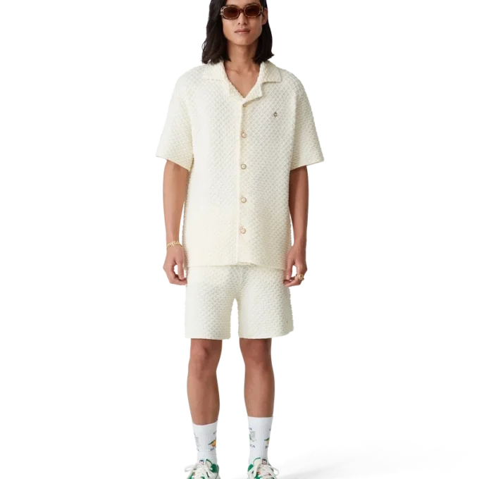 Court grønn og hvit sneaker for menn