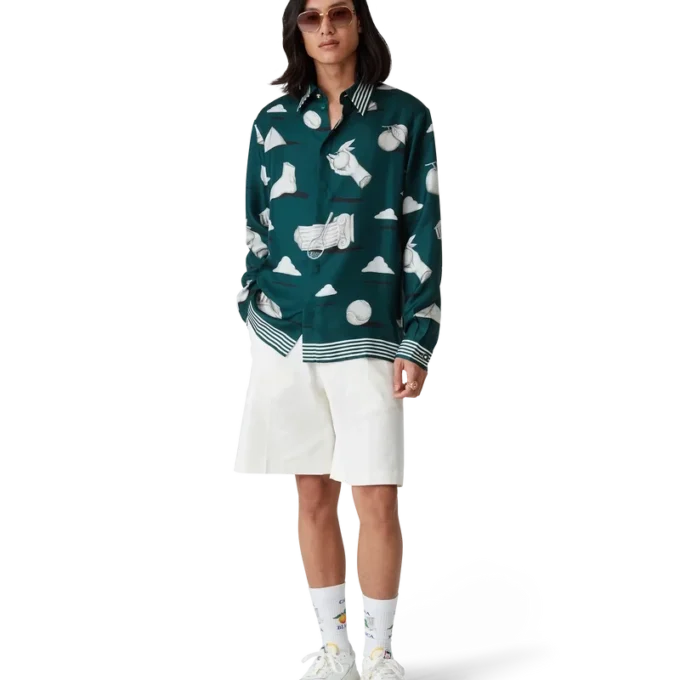 Mens Court hvit og grønn sneaker Mens Court hvit og grønn sneaker