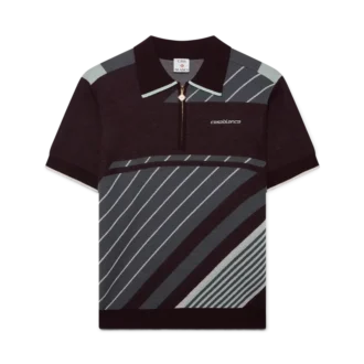 Merino Diagonal Tennis Pique-skjorte
