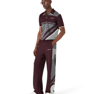 Merino Diagonal Tennis Pique-skjorte