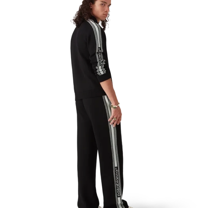 Merino-strikket treningsjakke