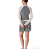 Merino Tennis langermet pique-skjorte
